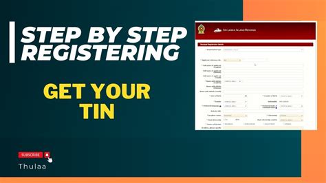 tin query registration|Primary Registration .